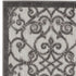 Gray and Charcoal Indoor Outdoor Runner Rug